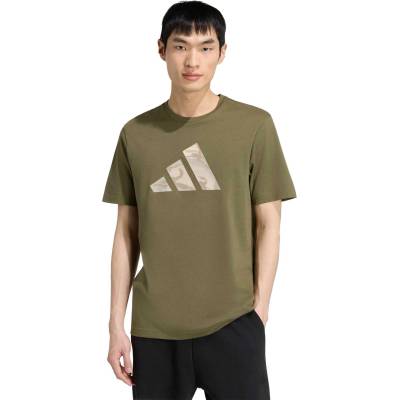 Adidas Тениска Camo Three Bar Logo Graphic T-Shirt