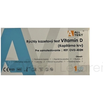 AllTest Rýchlotest Vitamín D 1 samodiagnostický test z krvi