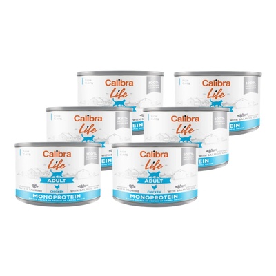 Calibra Cat Adult Life Chicken 6x200g