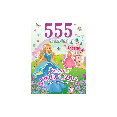 555 nálepiek Čarovné princezné