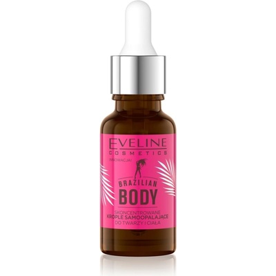 Eveline Cosmetics Brazilian Body автобронзантни капки за лице и тяло 18ml