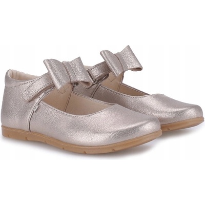 Emel e2703d-3 kožené balerínky zlaté