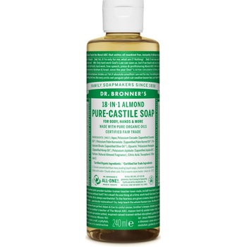 Dr. Bronner's tekuté univerzálne bio mydlo ALL-ONE Almond 236 ml