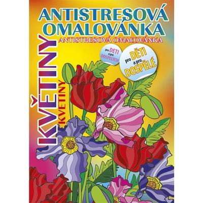 Antistresové maľovanky A5 Kvety