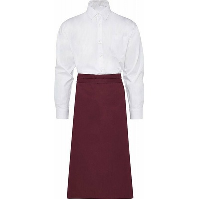 SG Accessories BISTRO Bistro pasová zástěra ze směsového materiálu 100 × 78 cm Vínová