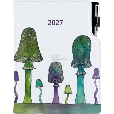 Design B5 týdenní 2027 Houby