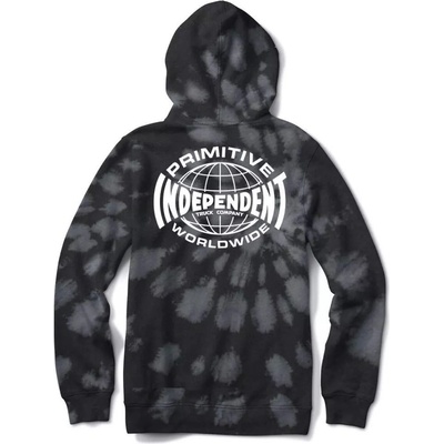 PRIMITIVE INDEPENDENT GLOBAL WASHED HOOD Black
