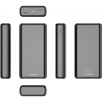 Swissten Power Line 30000mAh 20W Power Delivery černá 22013914