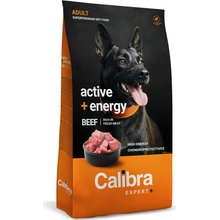 Calibra Dog Expert + Adult Active & Energy Beef 12 kg