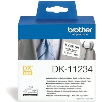 Brother - DK-11234 (papírové/visačky - oděv - 260ks) 62x100mm DK-11234