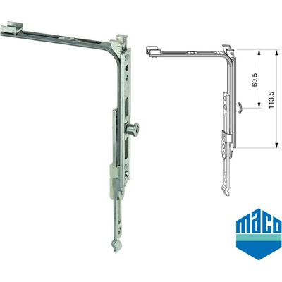 Maco Rohový převod svislý Multi-Matic 222209