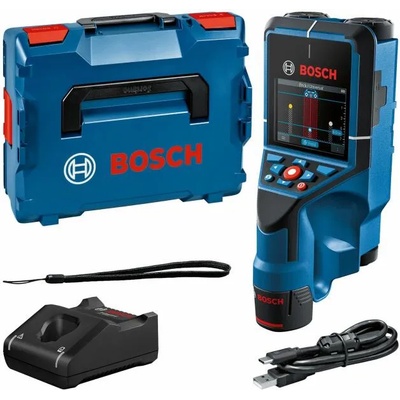 Детектор скенер за стени , Bosch D-tect 200 C, 12V Li-Ion батерия, L-Boxx (0601081601)