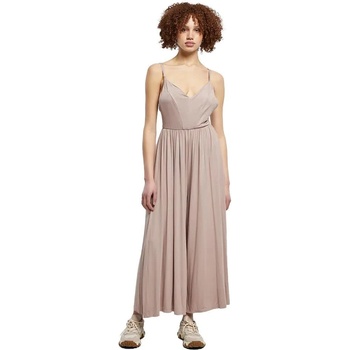 Urban classics Гащеризон Urban classics Modal Spaghetti jumpsuit - Beige (Dusk Rose)