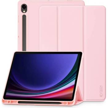 GKK Защитен Калъф за SAMSUNG Tab S9 FE, Trifold Slim Case, Розов (9319456607406)