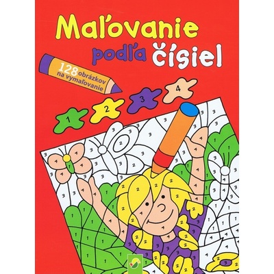 Maľovanie podľa čísiel - červená