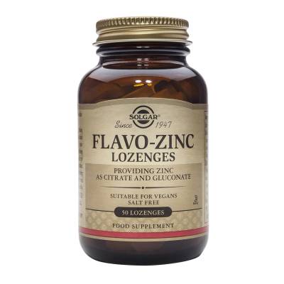 Solgar Flavo-Zinc 23 mg, 50 lozenges