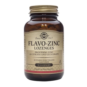 Solgar Flavo-Zinc 23 mg, 50 lozenges