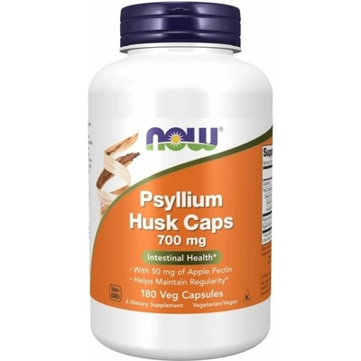 Now Foods Psyllium Husk Caps s jablčným pektínom 180 veg. kapsúl