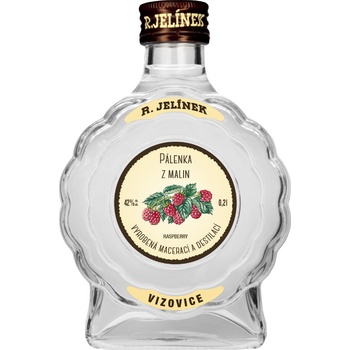 R. Jelínek Pálenka z Malin 42% 0,2 l (karton)