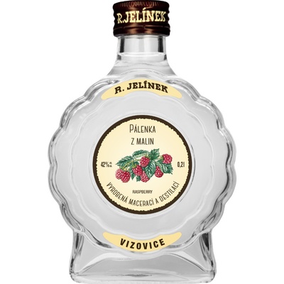R. Jelínek Pálenka z Malin 42% 0,2 l (karton)