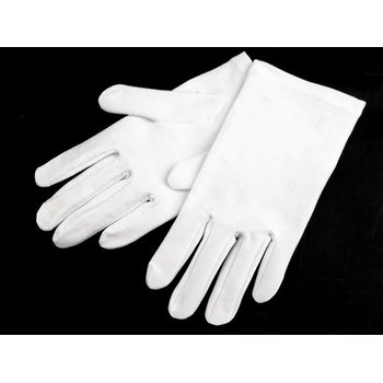 Spoločenské rukavice pánske biela