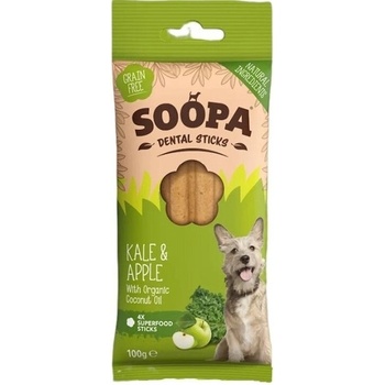 Soopa dentálne tyčinky s kelom a jablkom 100 g