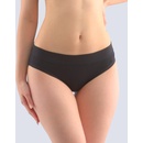 Gina Dámske nohavičky širšie boky šité jednofarebné Disco Solid 16152P petrol