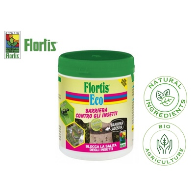 Flortis - Италия Натурално лепило против пълзящи и летящи насекоми по растенията и овошките, Flortis Eco - 500 гр (1333710-10)