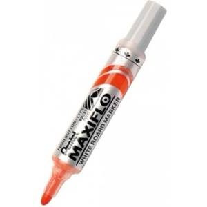 Pentel Маркер Pentel Maxiflo, оранжев, от 2.0 до 2.5 mm, за бяла дъска (OK27909)