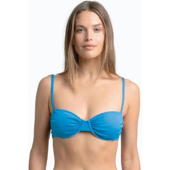 Hurley Ribbed Ruched bikini top - Blue (Regatta)