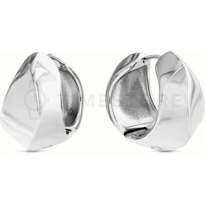 Calvin Klein Moderné oceľové náušnice Sculpted 35000819