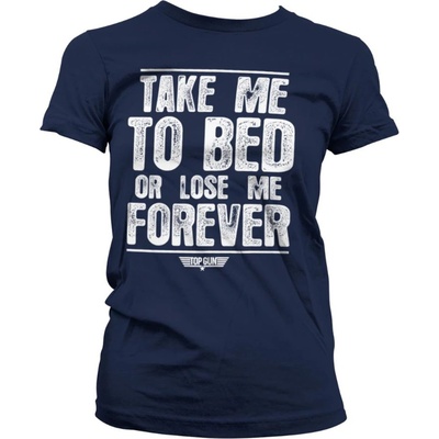 HYBRIS дамска тениска Top Gun - Take Me To Bed Or Lose Me Forever - Navy - HYBRIS - PM-5-TTG024-H86-7-NV
