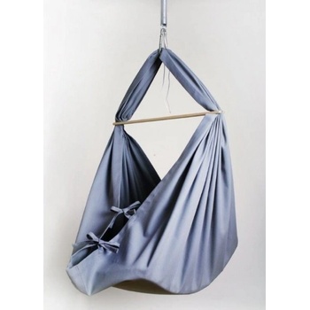 Hojdavak textilní s balíčkem do stropu tmavě šedá