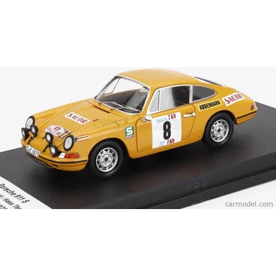 Trofeu Porsche Coupe night Version N 8 Rally Tap 1970 Bjorn Waldegaard Hans Thorszelius Žlutá 1:43
