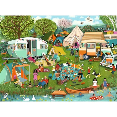 Ravensburger - Puzzle Camping Adventures - 500 piese