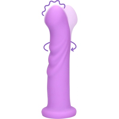 Loveline Ултра мек силиконов въртящ се вибратор за Г-точка - Лавандулов спектакъл