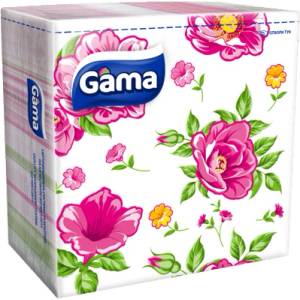 Gama Салфетки Gama с печат 60БР (0091)