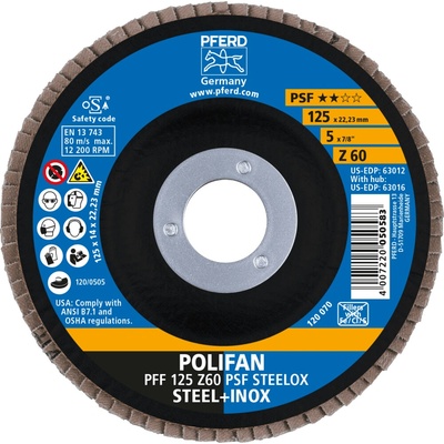 Pferd lamelový brúsny kotúč 125 mm Z60 67666125