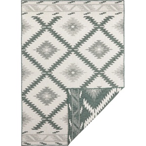 Hanse Home Зелен и кремав килим за открито , 230 x 160 cm Malibu - NORTHRUGS (103431-160x230)