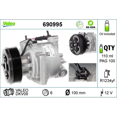 Kompresor klimatizace VALEO 690995