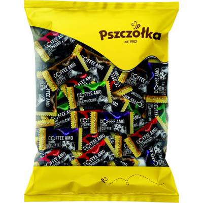 Pszczółka Coffee Amo čokoládové cukríky kávové 1 kg