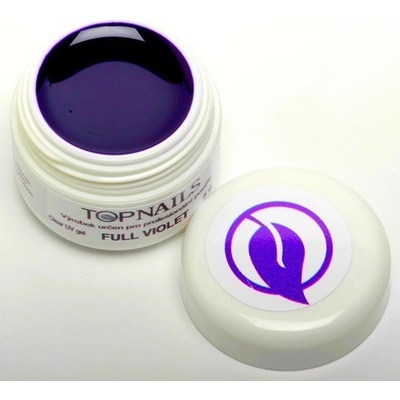 Topnails UV gél farebný plný fialový 5g