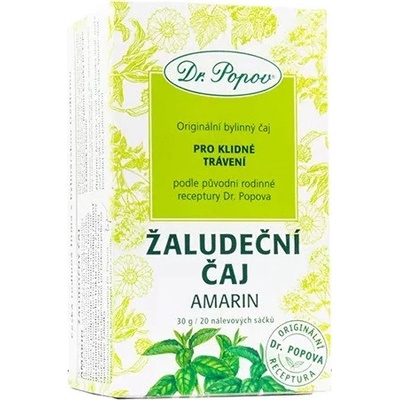 Dr. Popov Žaludeční čaj Amarin, porcovaný čaj 30 g
