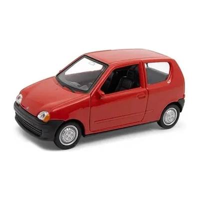 Welly Fiat Seicento strieborný 1:34