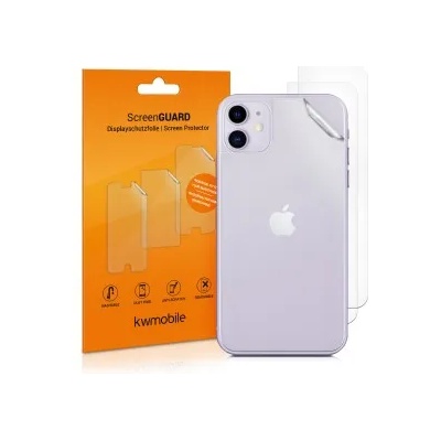 kwmobile 3x Защитно фолио за Apple iPhone 11 - прозрачен