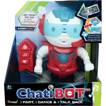 Dragon-i Toys Детски интерактивен робот Dragon-I Toys - ChatiBOT, червен (16986B)