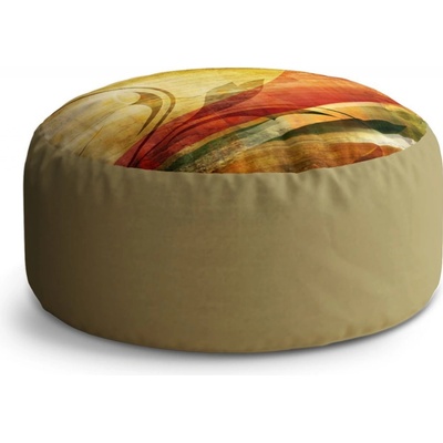 Sablio Taburet Circle Retro motiv: 40x50 cm