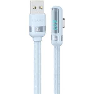 USAMS US-SJ651USB - Кабел Type-C, 120 см, светлосин (SJ651USB03)