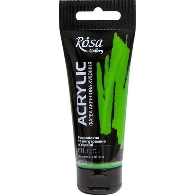 Rosa Gallery АКРИЛНА боя Green Light (611) 60 ml 1 бр (3241611)