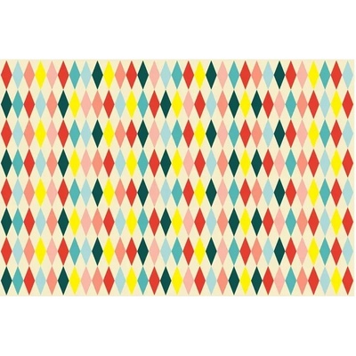 PartyDeco Papierový obrus Cirkus mix 180x120 cm